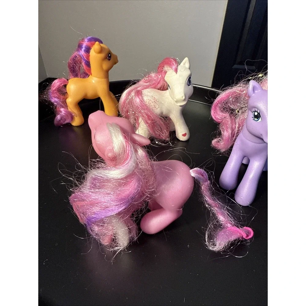 My Little Pony G3 Lot Of 4 Star Swirl, Scootaloo Starsong & Crystal Lace 2002-08